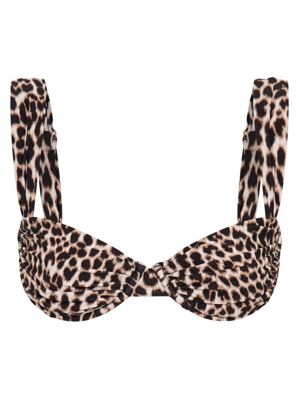 VACAY SWIMWEAR  Rhodes Top Lepoard